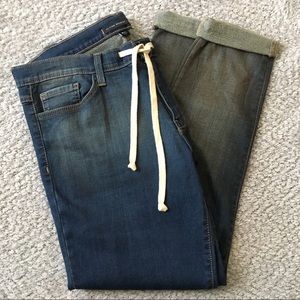 Flying Monkey Ombré Boyfriend Cuffed Jeans